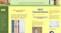 Desktop Screenshot of haustueren-scheible.de